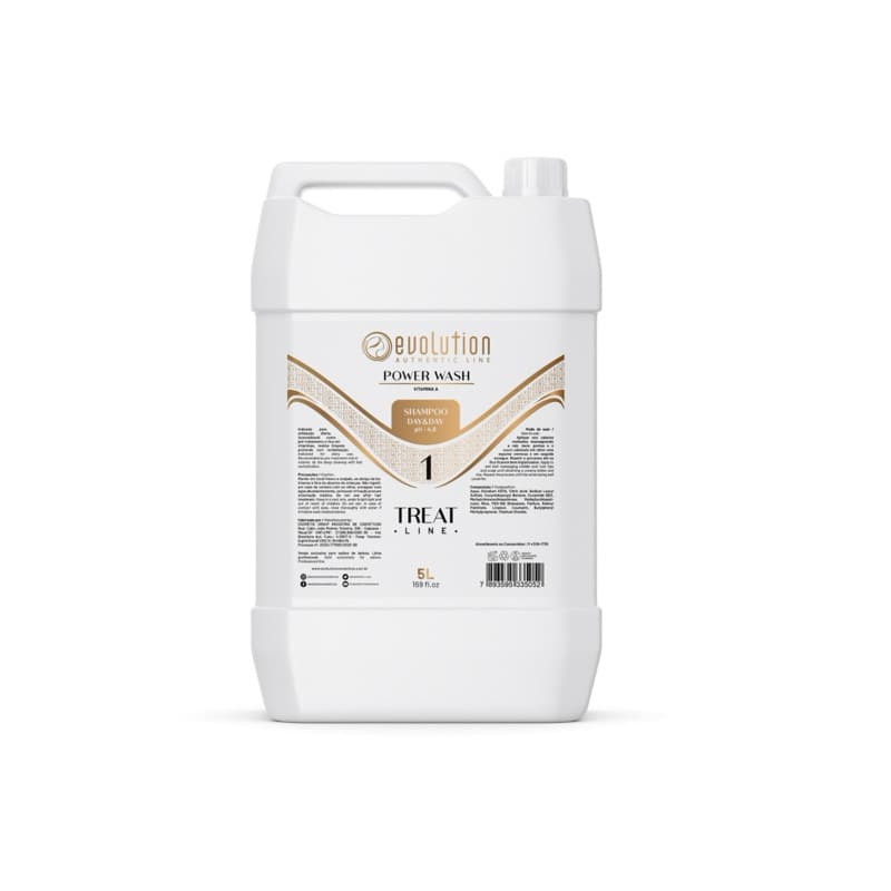 Shampoo Hidratante Perolado 5L Evolution – Brilho, Maciez e Rendimento Profissional