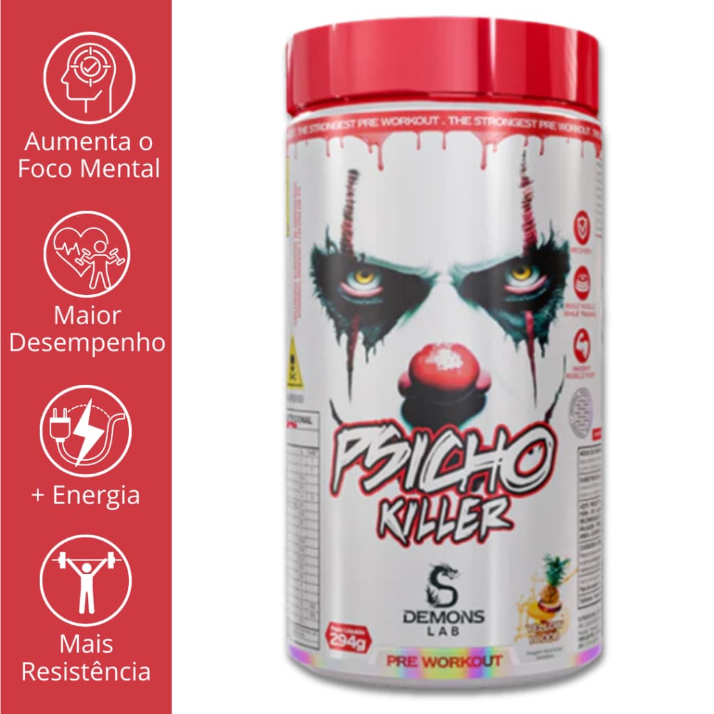 PRÉ TREINO PSICHO KILLER 294G - DEMONS LAB