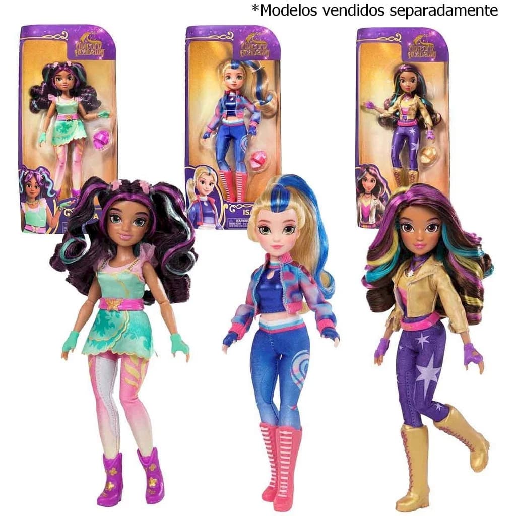 Boneca Articulada De 24cm - Academia Unicórnio Sunny - Sunny 3805
