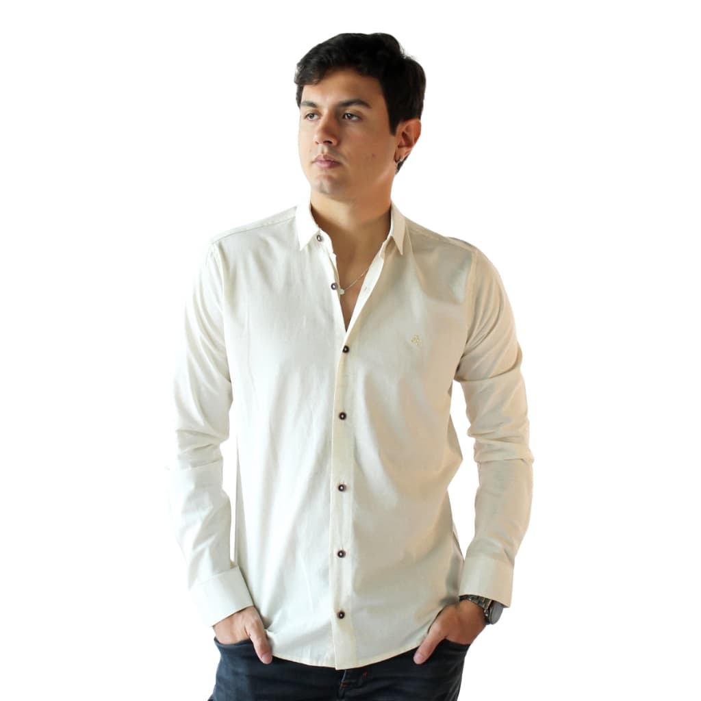 Camisa Social Manga Longa Masculina Slim Pronta Entrega
