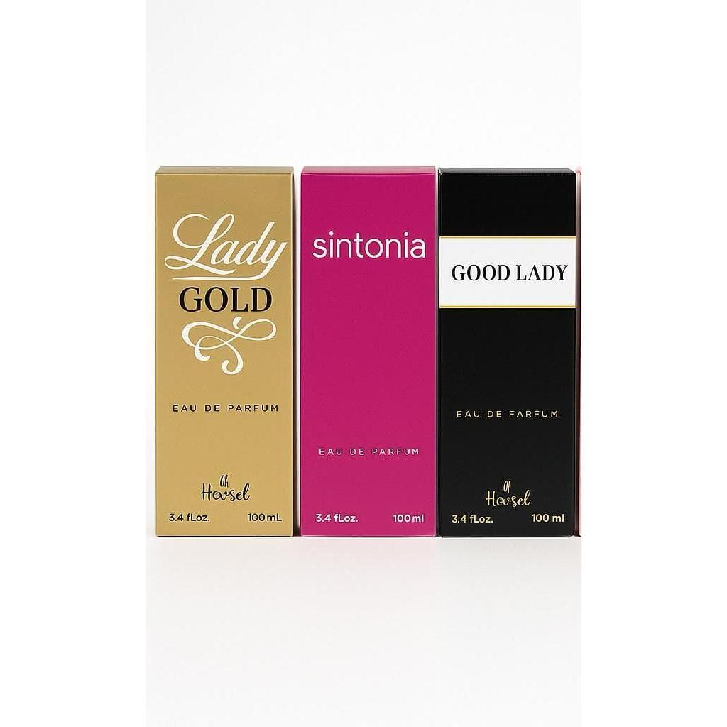 KIT COM 3 PERFUMES FEMININO-100ML CADA - FRAGRÂNCIA SIMILAR AO IMPORTADO