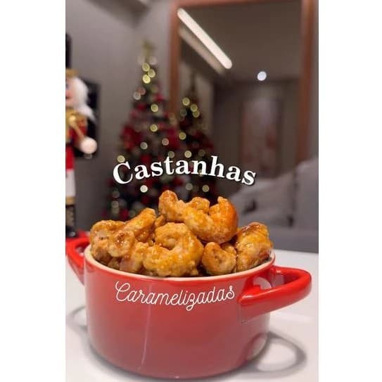 Castanha de Caju Caramelizada c/Mel 250 g/500 g/1 kg–Snack Crocante Premium, Artesanal e Saudável