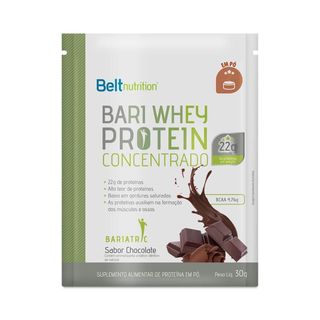 Belt Bari Whey Protein Concentrado Sabor Chocolate 30g Sach