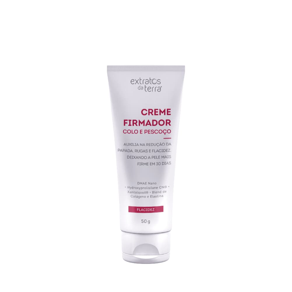 Creme Firmador Colo Pescoço e Papada Anti Idade Extratos 50g