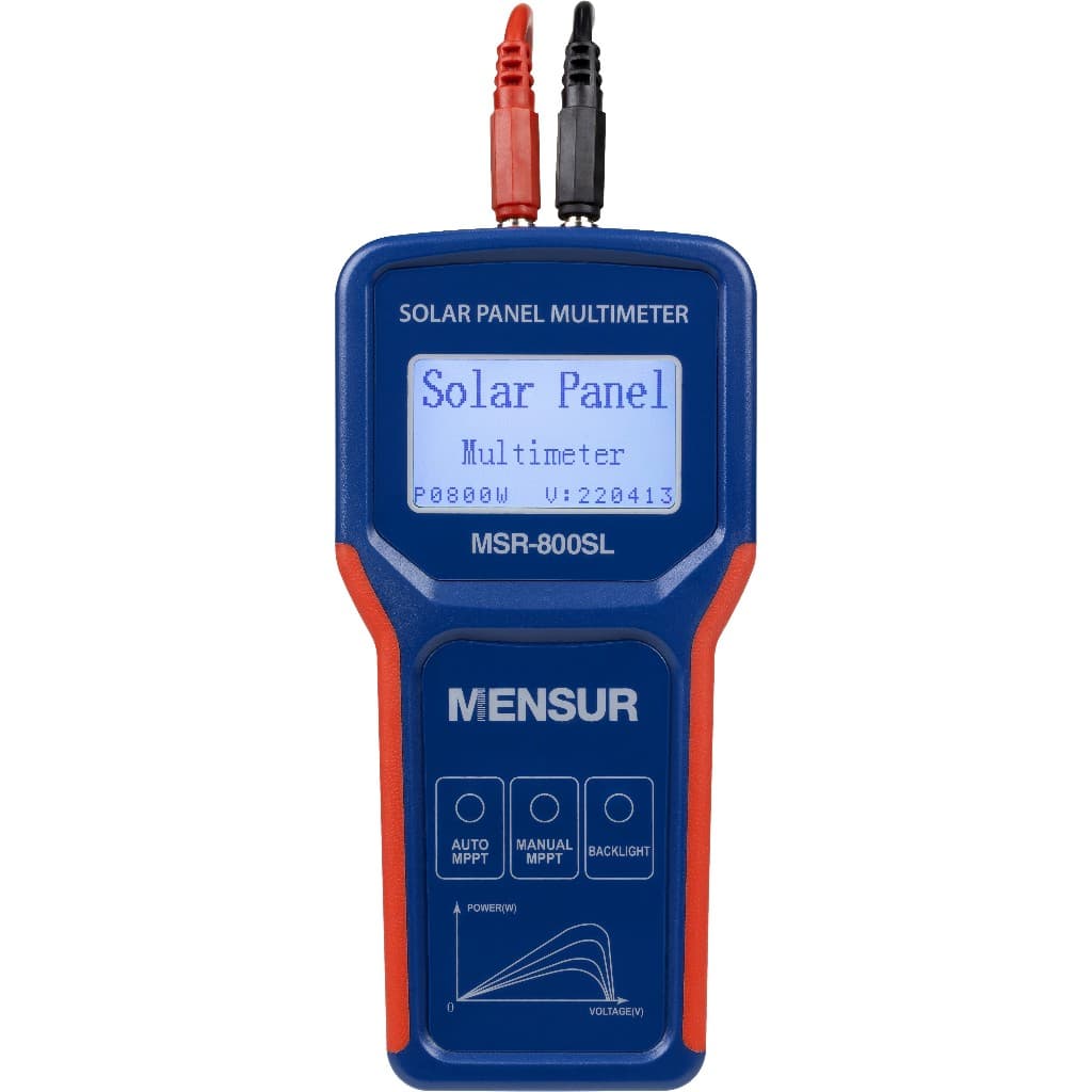 MULTÍMETRO SOLAR DIGITAL MENSUR MSR-800