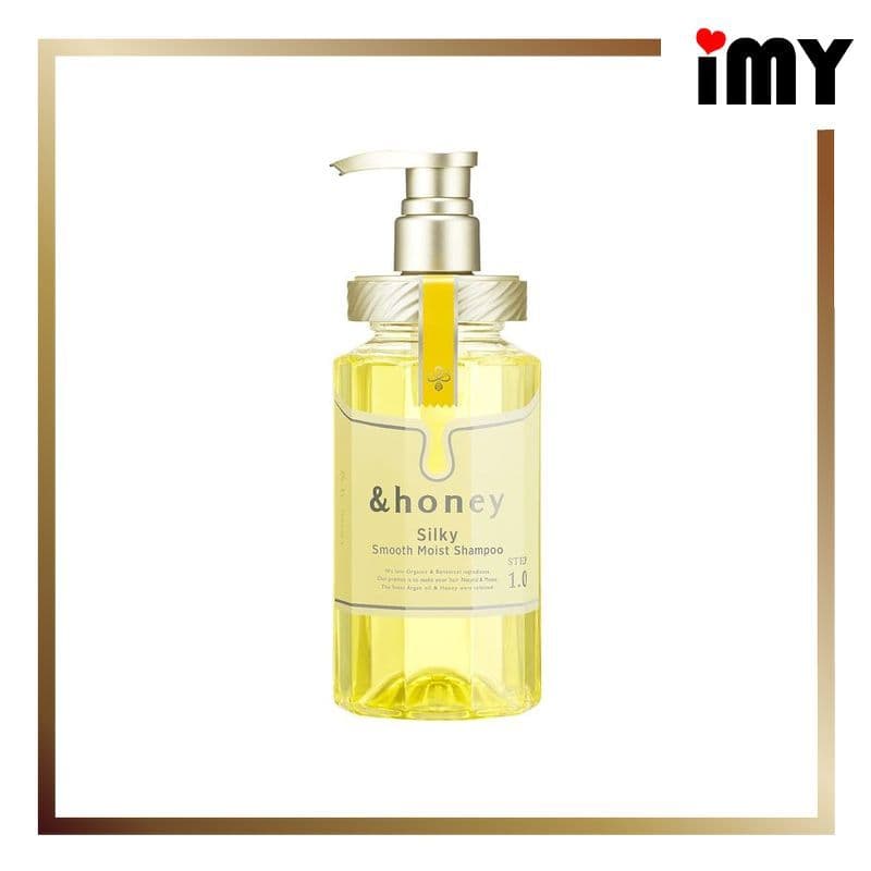 Shampoo &honey Silky Smooth Moist Shampoo 1.0 440ml Hidratante para Cabelos direto do Japão