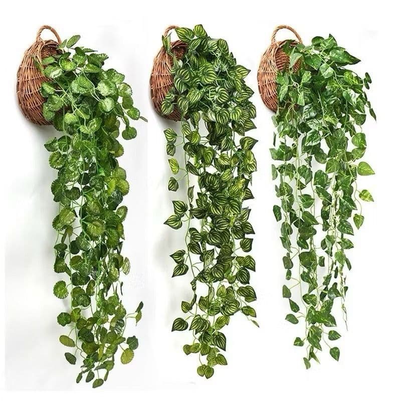 Kit 6 Metros Planta Decorativo Trepadeira Artificial Flores Artificiais Folha Ivy Artificial Garland Plants Decoração
