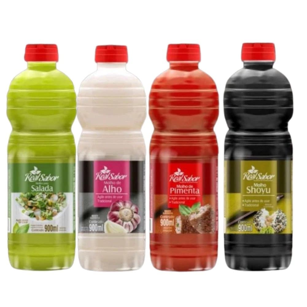 Kit 2 Molho De 900ml Cada Linha Premium