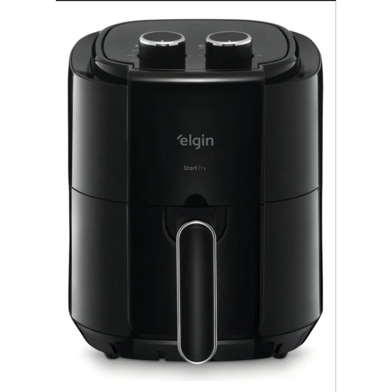 Fritadeira Elétrica sem Óleo Air Fryer Preta Elgin StartFry 3,5l 1400 Watts - 220v