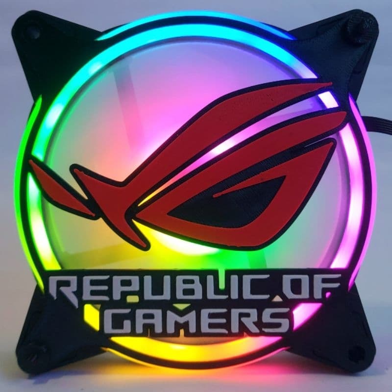 GRADE GRELHA PARA COOLER FAN GRILL 120MM X 120MM ASUS ROG STRIX PC SETUP MARCA GAMER