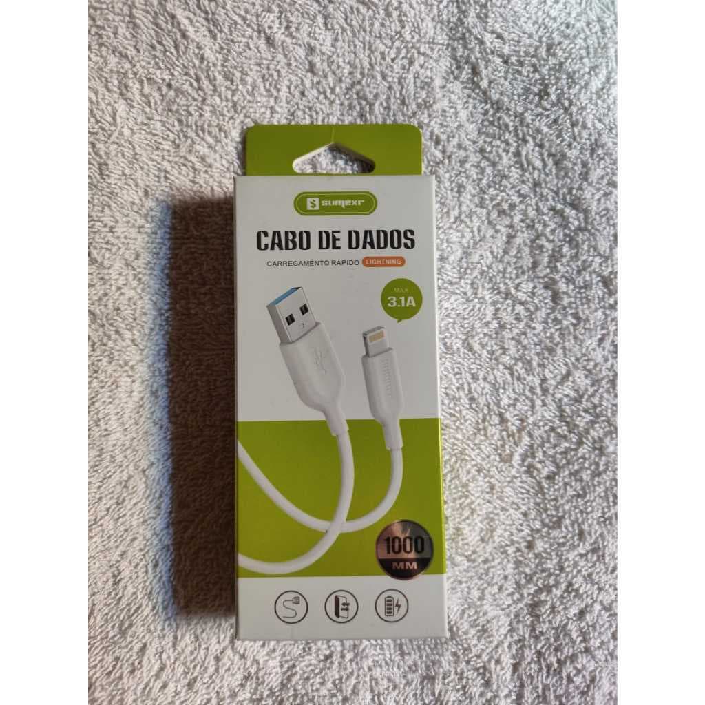 Cabo para Celular de Carga e Carregamento Rápido, lightning/usb super rápido 3.1A sumexr