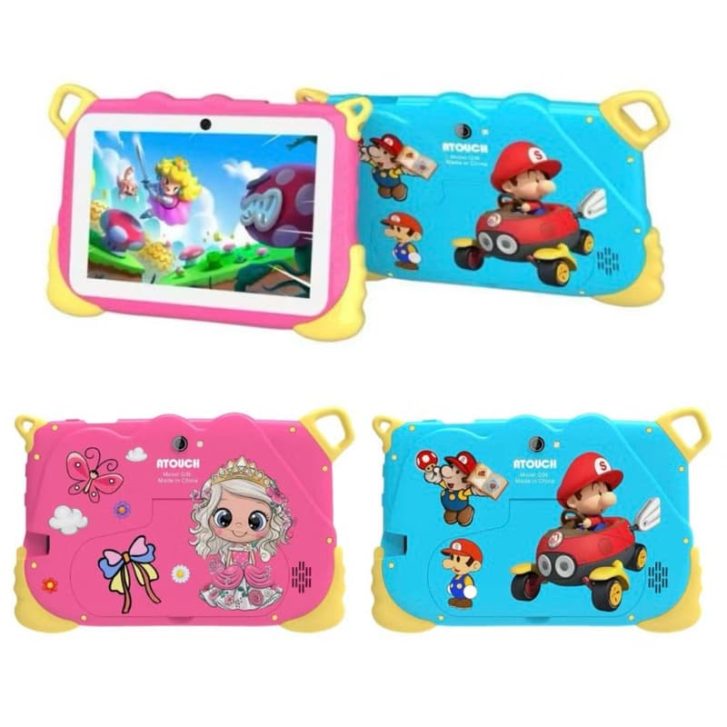 Tablet Kids 7" 4GB/64GB Android Wi-Fi Capa Protetora + BrindesQ39