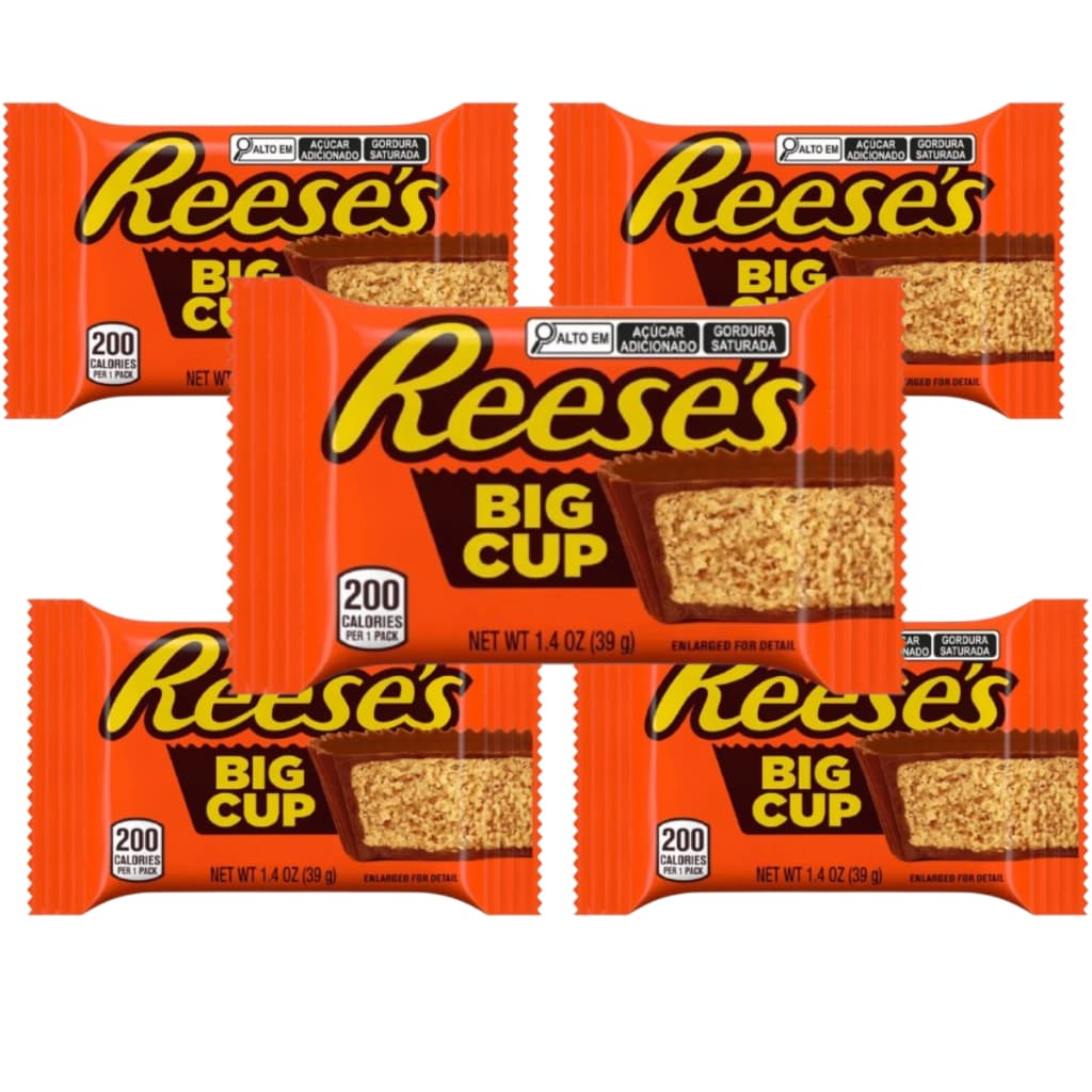 Kit de Chocolate Reese's Peanut Butter Big Cup Hersheys 39g Unidade Importado