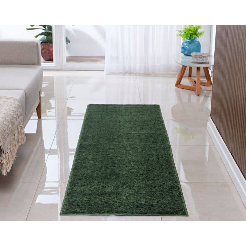 Tapete Passadeira 0,66 X 2,30 Classic Sala Quarto Pelo Curto Macio 100% Antiderrapante Oasis