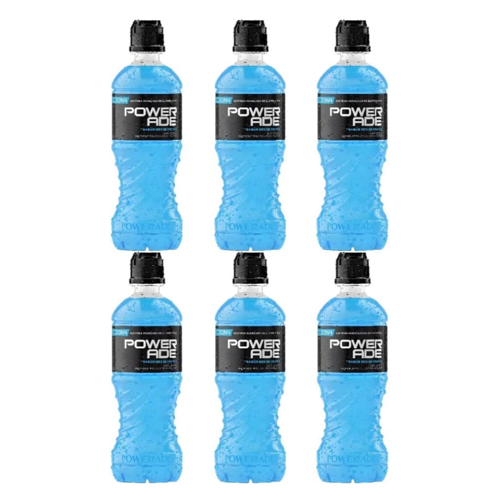 Pack 6 Unidades Power Ade Montain Blast 500ml