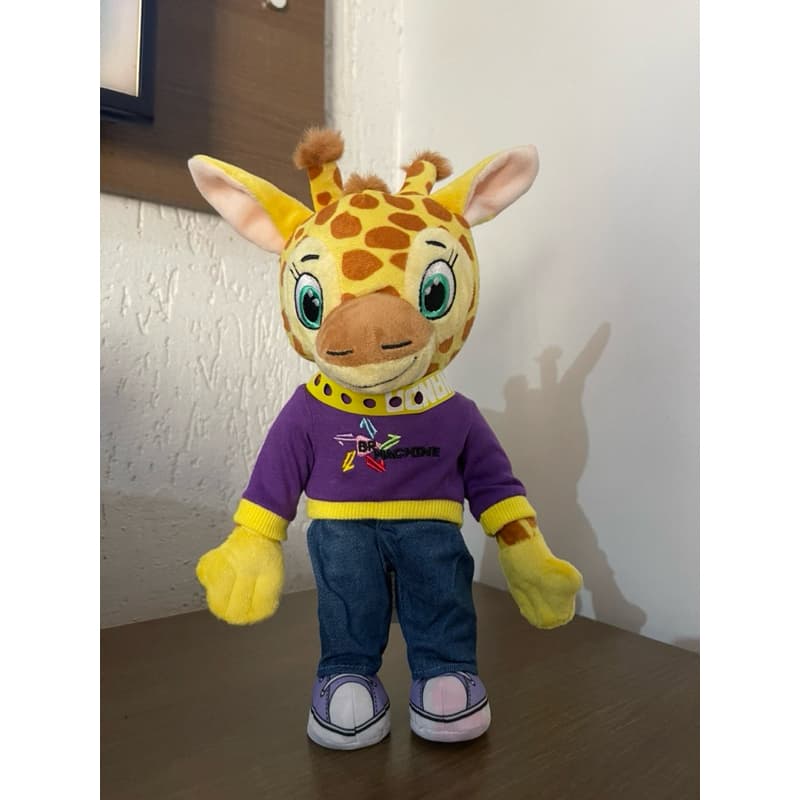 Pelúcia Girafa Articulada - Pelúcia Articulada Girafa 30CM- BR MACHINE - Urso Articulado
