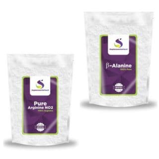 Arginina 200g + Beta Alanina 200g  - Suplemento Fácil - Pré treino