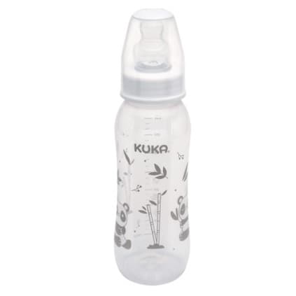 Mamadeira Natural Color 250ml Bico Ortodôntico  (Azul-Rosa-/branco)