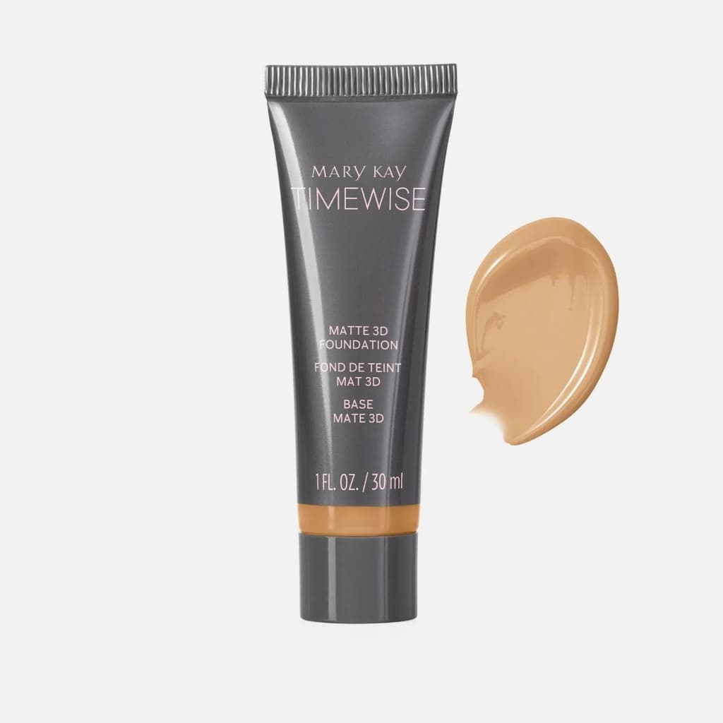 Base Líquida Matte Timewise 3D - Cor Beige W160 - Mais vendida - Resistente ao suor e umidade