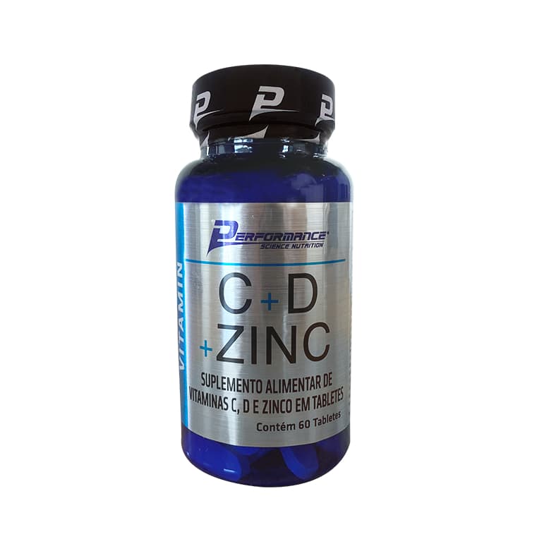 Vitamina C+Vitamina D+Zinco 60 Tabletes