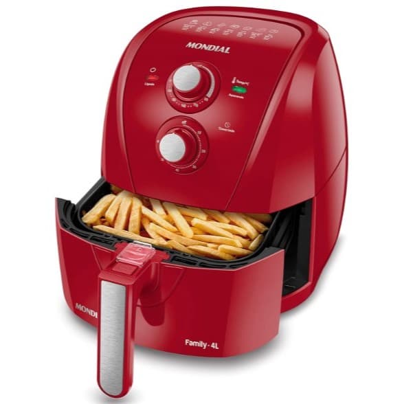 Fritadeira Air Fryer Sem Óleo Mondial 4 Litros Panela AFN-40-FR 110v