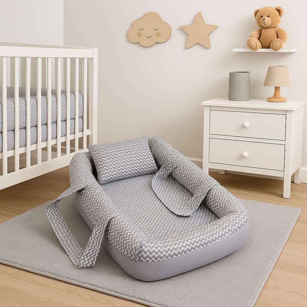 Berço Portátil Ninho Redutor Bebê Menino - VARIAS ESTAMPAS