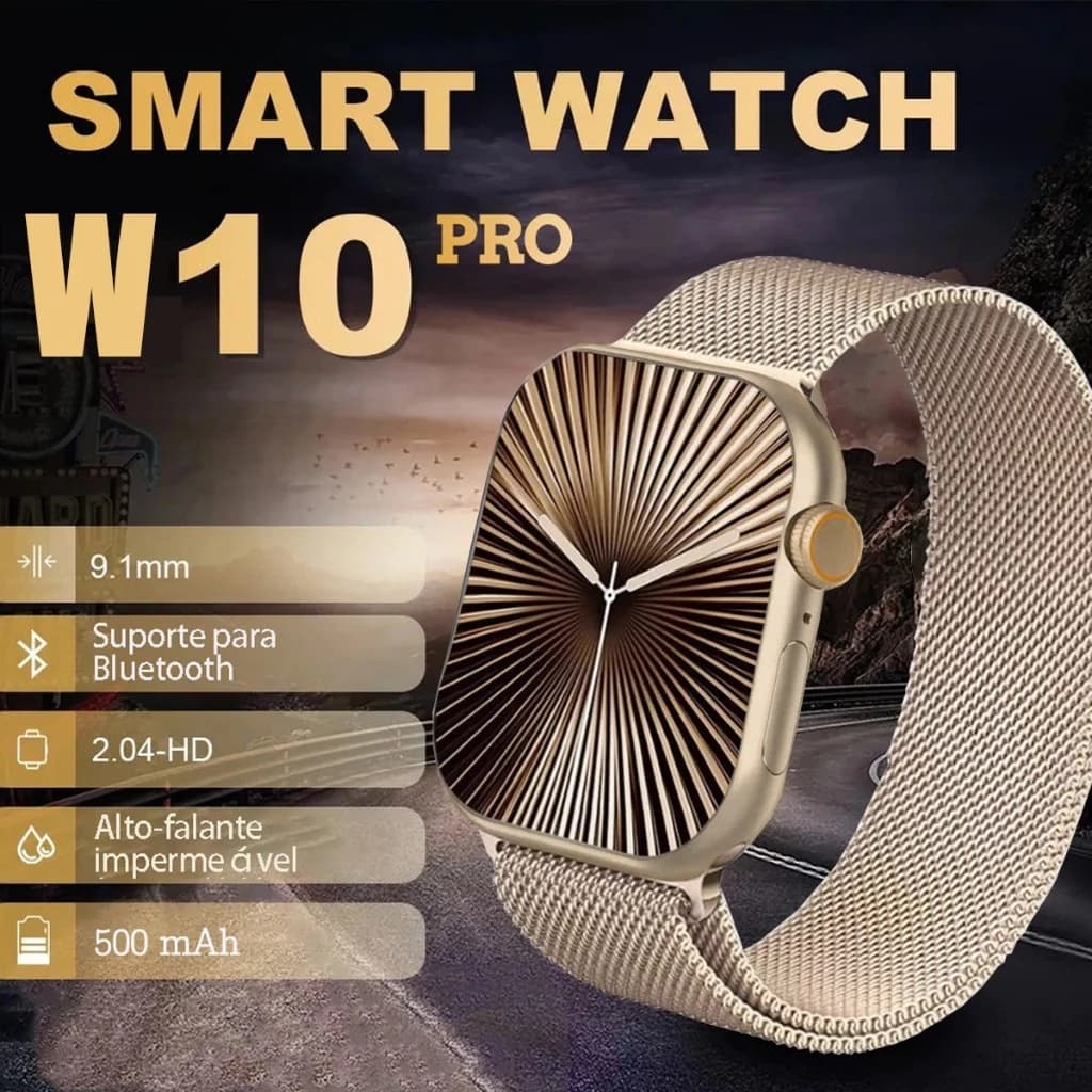 2025 smartwatch 10 pro Carregamento sem fio relógio inteligente 2.02 inches Série 9 Bluetooth Call