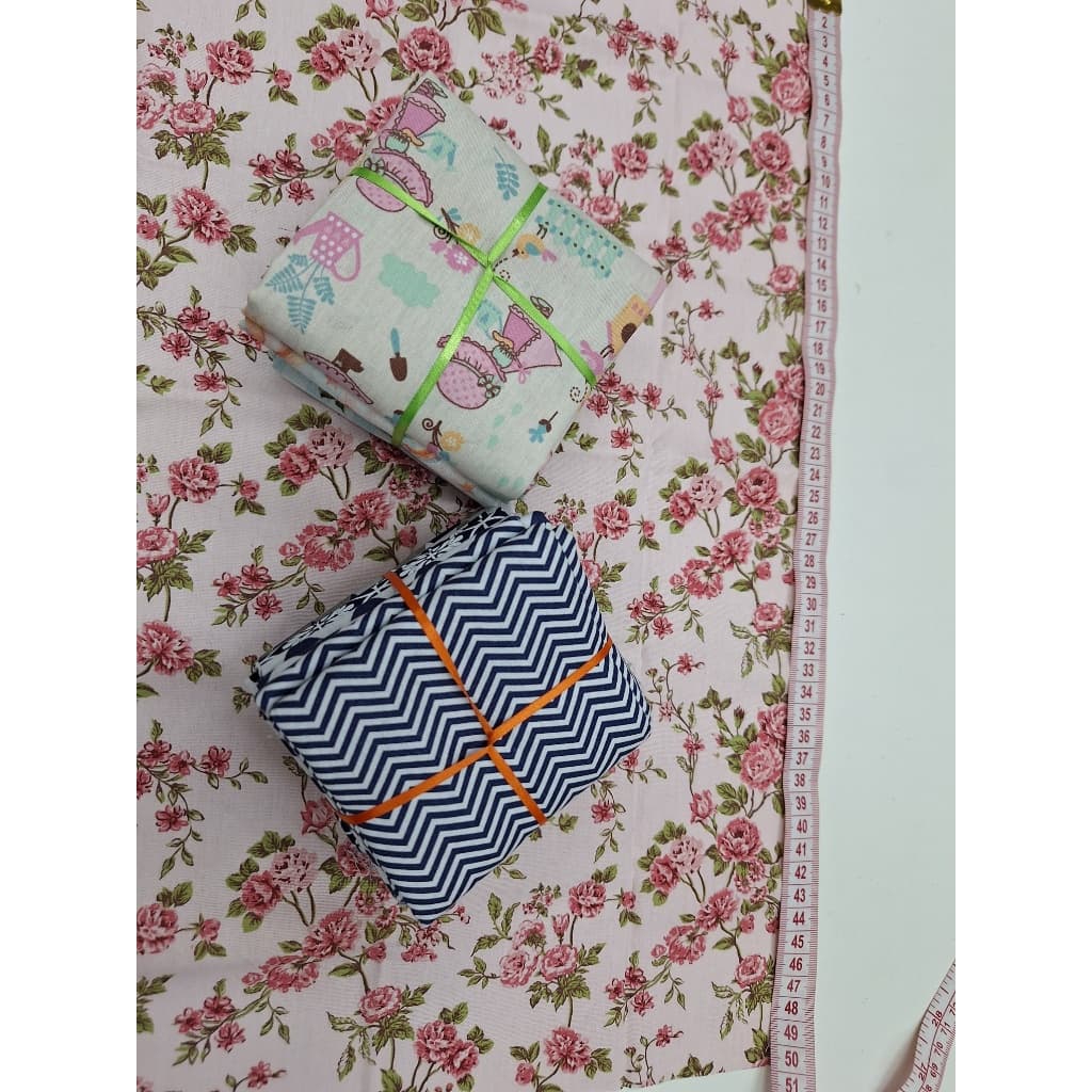 Kit 5 Retalhos Tecido Tricoline 100% Algodão 50x70cm Sortidos Patchwork Artesanato Costura