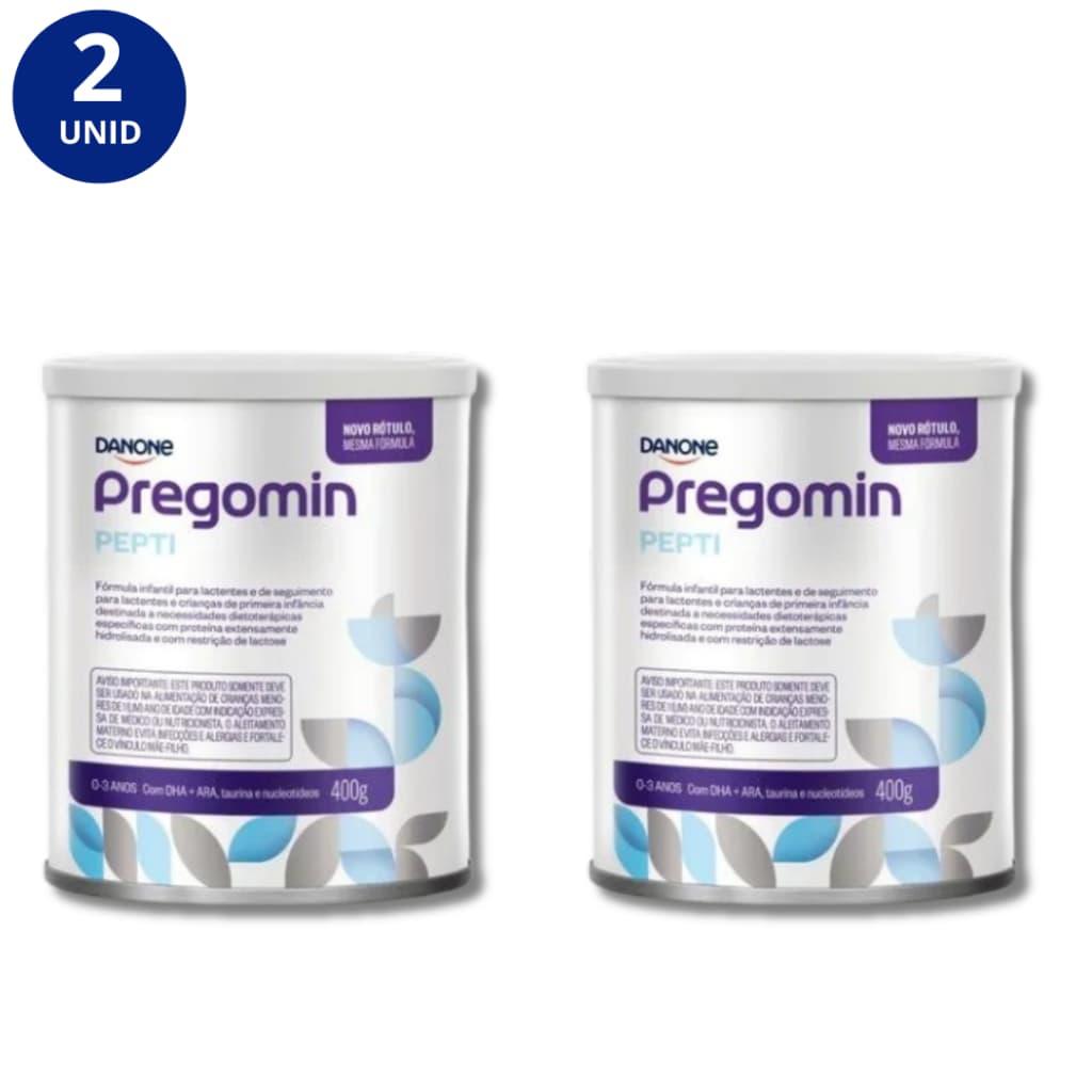 Kit 2x Fórmula Infantil Pregomin Pepti Lata de 400g