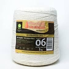 Barbante Cru 1kg São Francisco N08 e N06: Ideal para Crochê, Tapetes, Passadeiras e Bolsas!