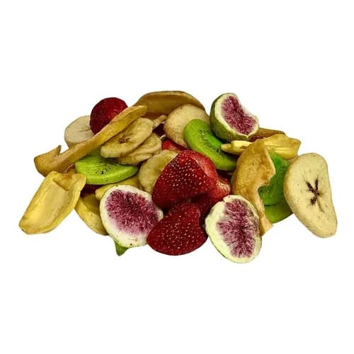 Mix De Frutas Liofilizadas Tropicais Chips Premium Saudável Natural & Crocante A Granel