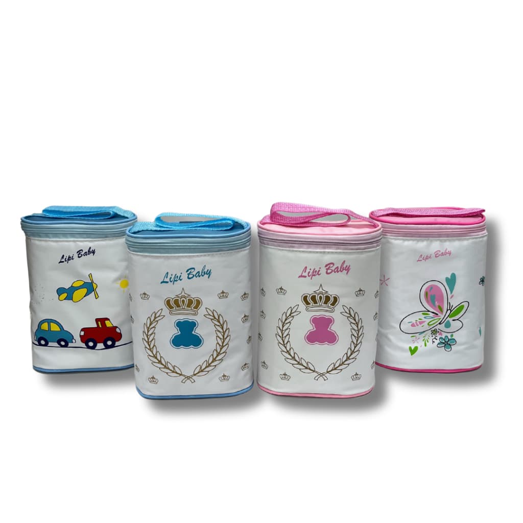Protetor de Mamadeira Duplo Soft Sem Eps Para Passeios, Viagens com Bebês