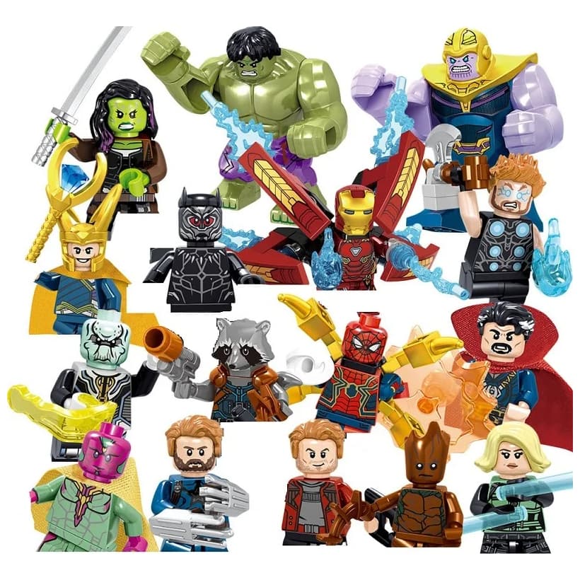 Bonecos Super Herois Miniaturas Articulado (envio Aleatório)