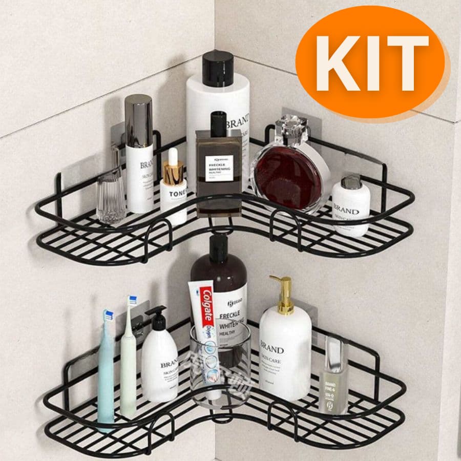 Suporte Com Alto Adesivos Para Parede Banheiro Cozinha lavanderia Shampoo E Sabonete 1/4/7Kit