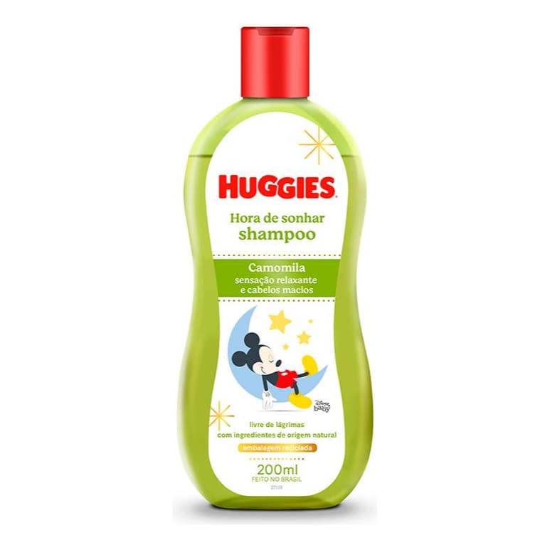 Kit Huggies, Shampoo, Condicionador e toalha umedecida, lenço umidecido