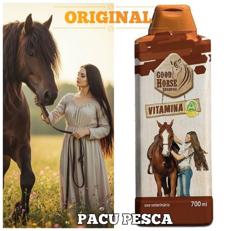 Shampoo de Cavalo Good Horse Com Vitamina A Para Crescer Cabelo TIKTOK