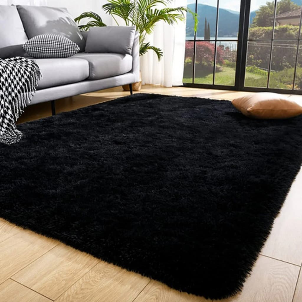 Tapete Peludo Antiderrapante 2,00x1,40 Felpudo Shaggy Macio Para Sala e Quarto