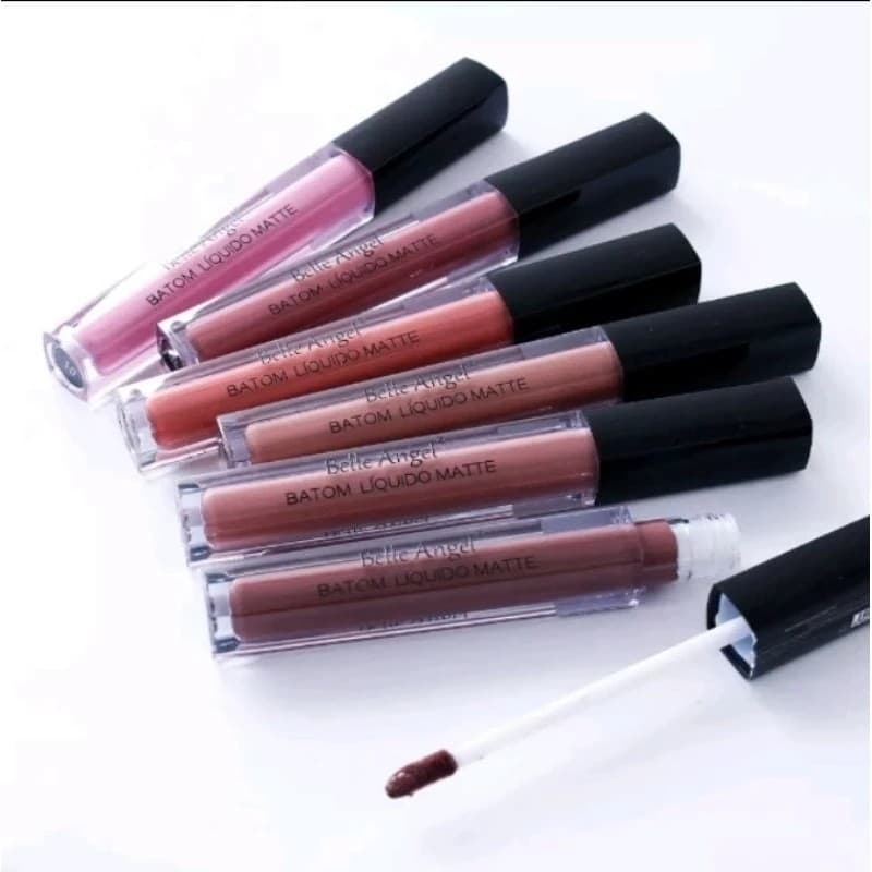 Belle Angel  NOVA EMBALAGEM (igual produto Antigo) Batom Líquido Matte Belle Angel Ótima Pigmentação