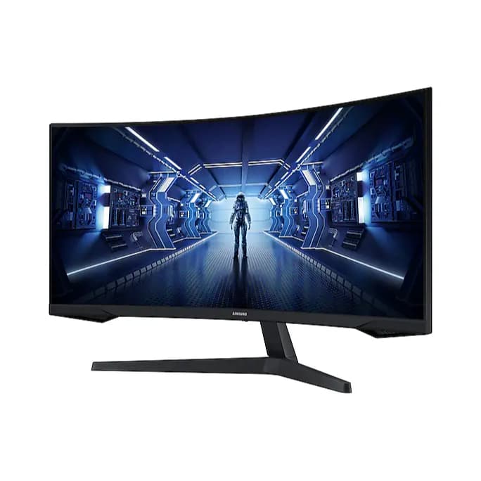 Monitor Samsung Gamer Curvo G5 34 Odyssey LC34G55TWWLMZD Preto