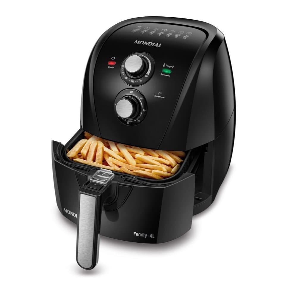 Fritadeira Sem Óleo Air Fryer Mondial - Preta (AFN-40-FB)