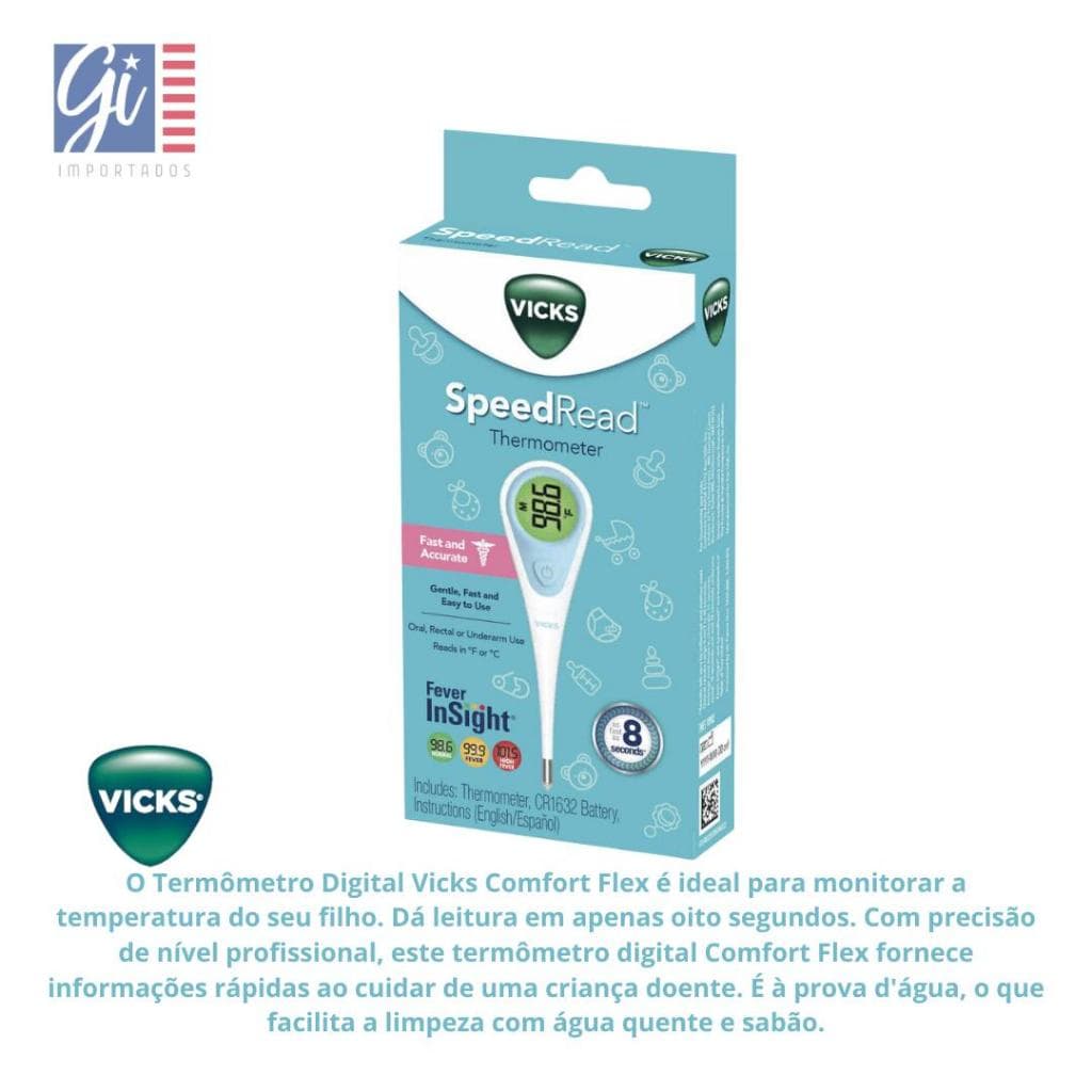 Termômetro Digital Vicks - 8 segundos
