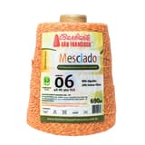 Barbante Mesclado N°06 Cone 690m 720g São Francisco - Ideal para Crochê, Tapetes e Bolsas!
