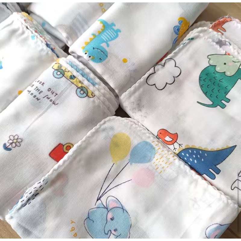 kit 1 Toalhinha de boca algodão novo recém nascido presente bebe infantil mão enxoval higienico