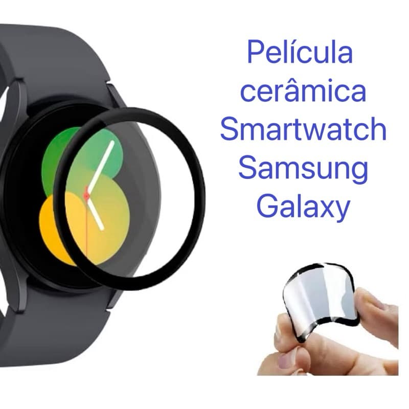 Película Ceramica Para Samsung Watch relogio 4 5 6 7 8 Ultra Active2 Fit3 40mm 42mm 43mm 44mm 45mm 46mm 47mm