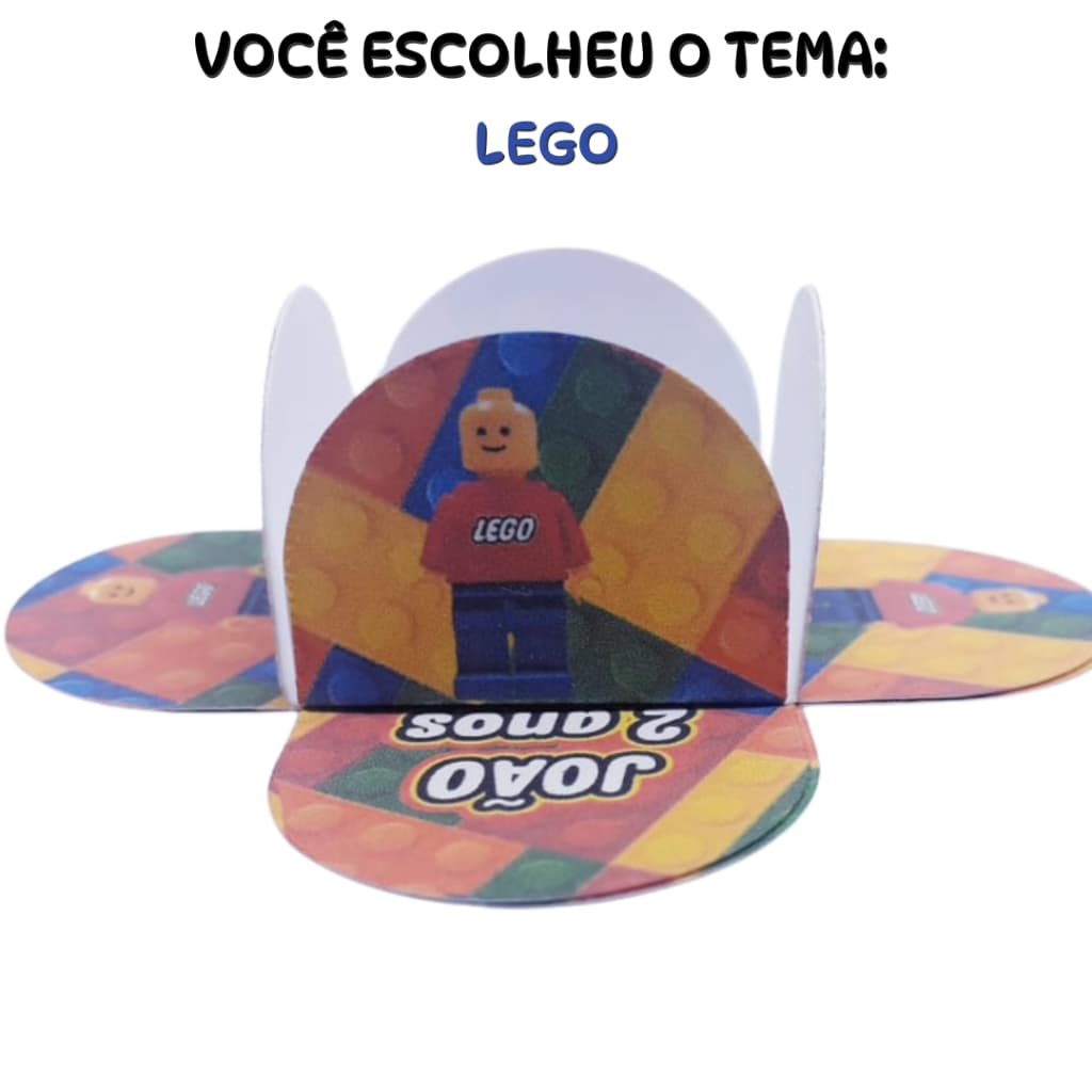 Forminhas personalizadas para doces – Tema Lego - Lembrancinha Festa Infantil