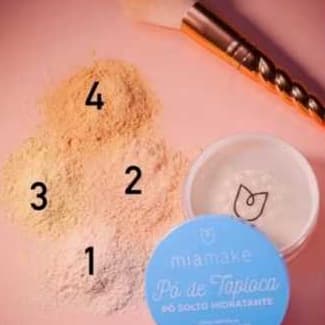 Pó Solto Hidratante de Tapioca 4 Cores Good Vibes Mia Make 15g