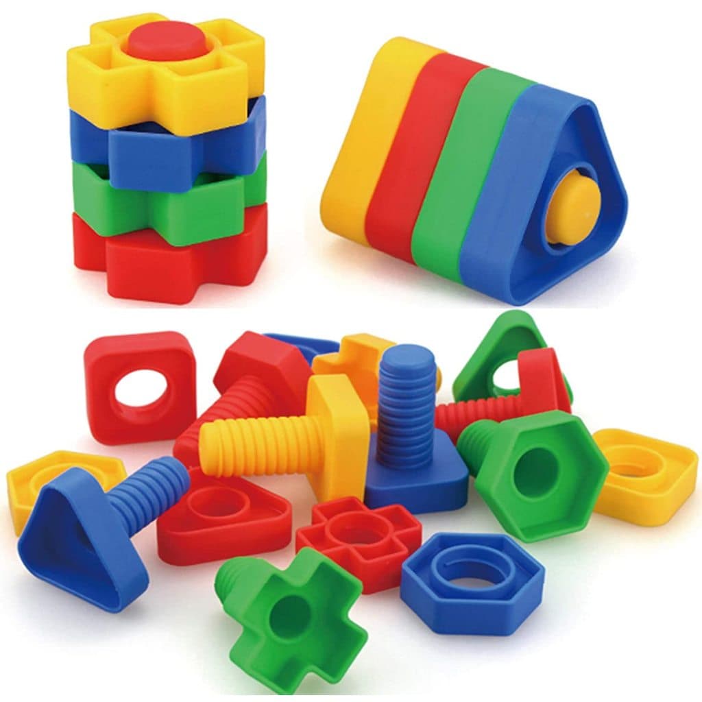 Montessori Parafusos Educativos, Kit de brinquedo de montar, Brinquedo de encaixe para crianças