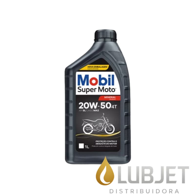 Mobil Super Moto 4T 20W50 – Proteção ideal para sua moto