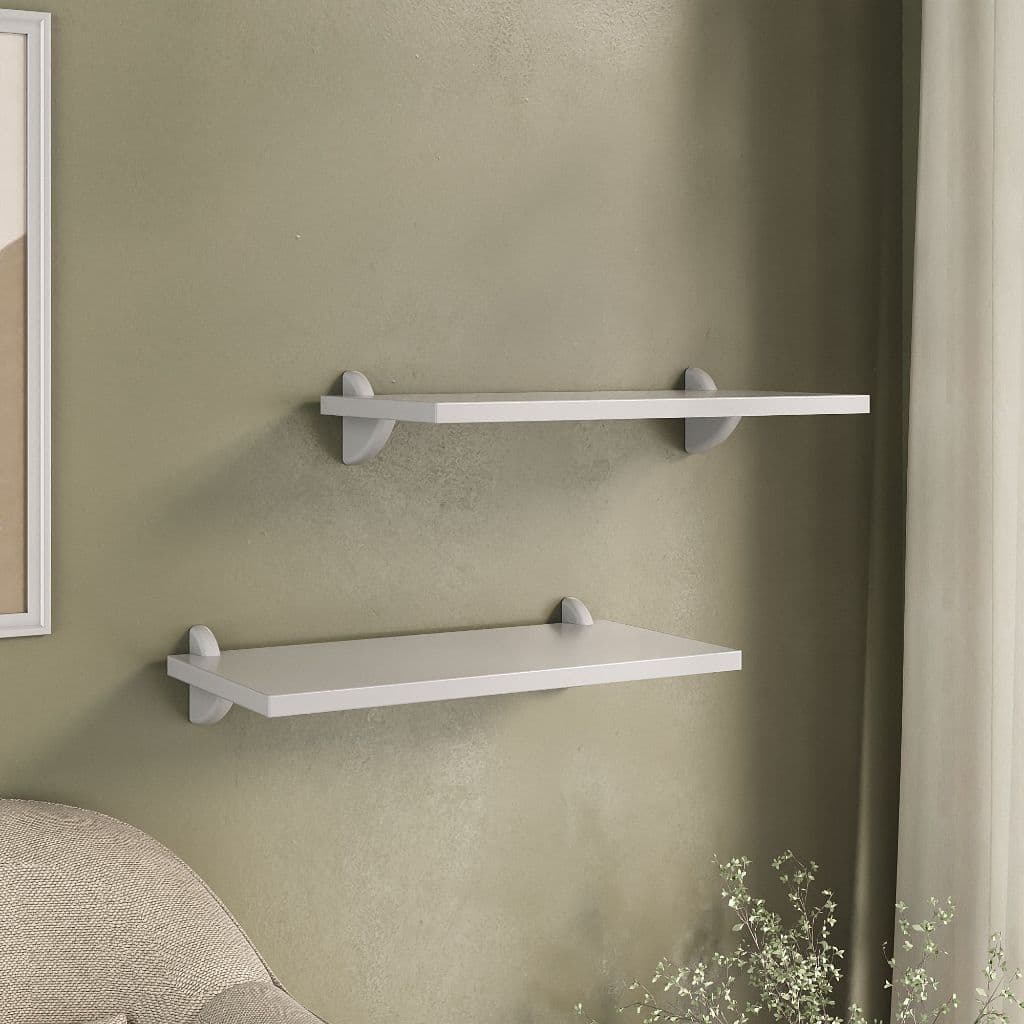 Kit 4 Prateleira Mdp De Parede 40x20 Suspensa Para Livros com Suporte Bico de Tucano