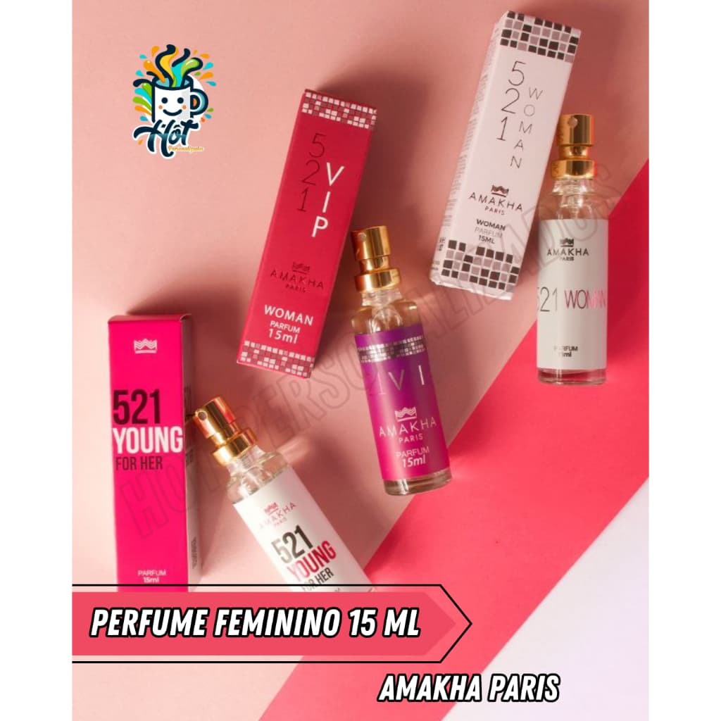 Perfume feminino 15 ml Amakha Paris Inspiração Perfumes importados